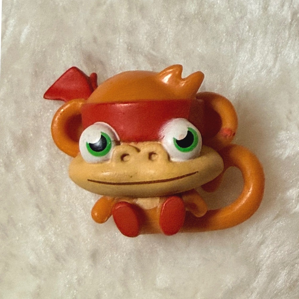 2011 Chop Chop Moshi Monster Orange Monkey Ninja PVC Figurine Moshlings
